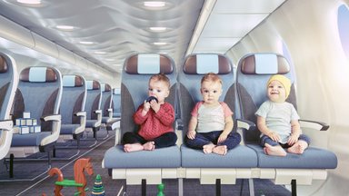 Pidevalt lennukiga reisiv naine imestab: palun tehke mulle selgeks, miks võetakse nii pisikesi lapsi reisile?