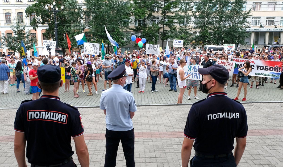 Politsei hoiab distantsi