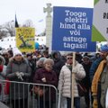 "Наша Эстония сейчас банановая республика". На площади Вабадузе прошел митинг против высоких цен на электричество